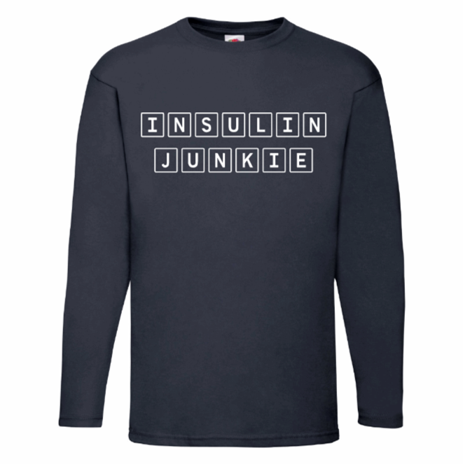 Insulin Junkie Long Sleeve T Shirt