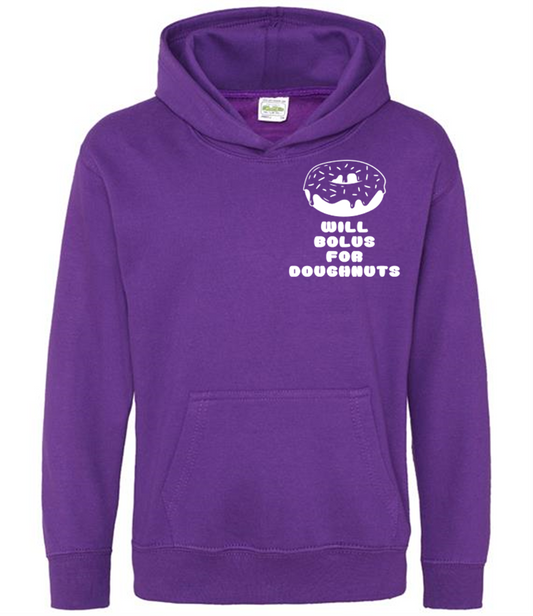 Will Bolus For Doughnuts Kids Hoodie