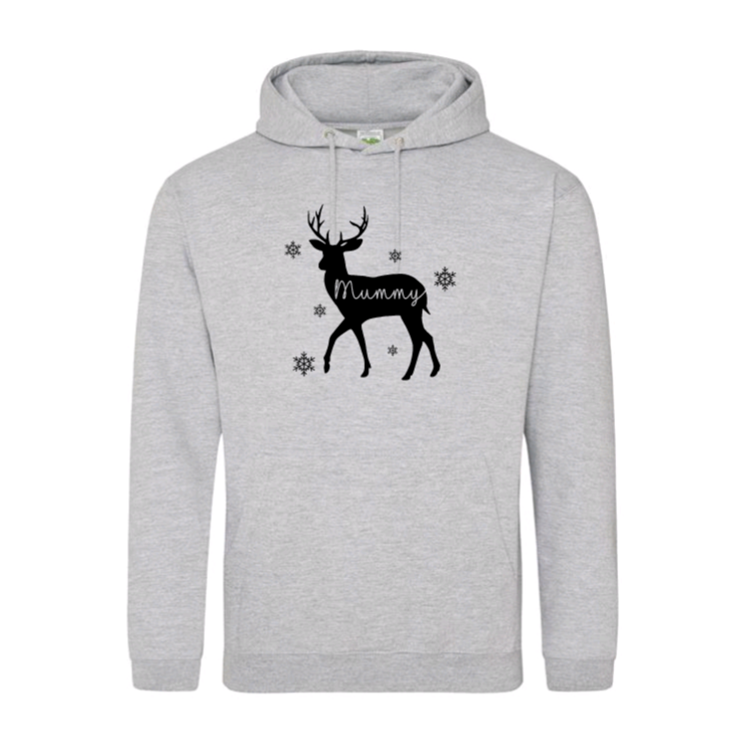 Personalised Reindeer Hoodie