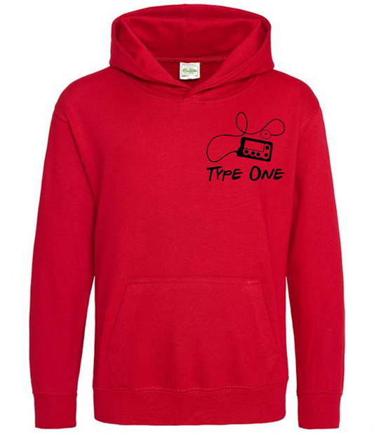 Type One Insulin Pump Kids Hoodie