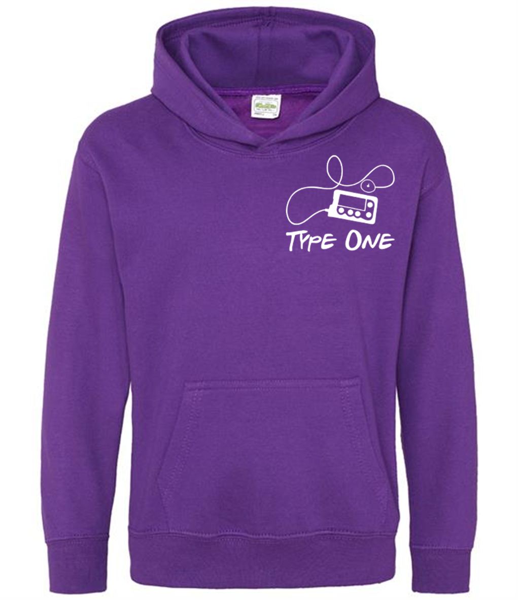 Type One Insulin Pump Kids Hoodie