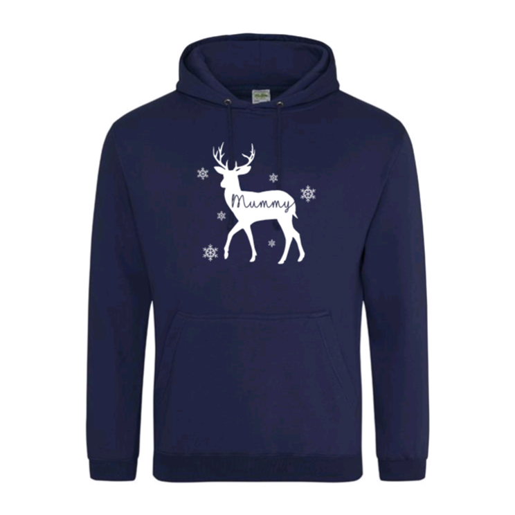 Personalised Reindeer Hoodie