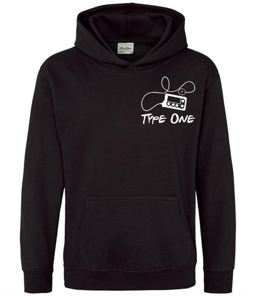 Type One Insulin Pump Kids Hoodie