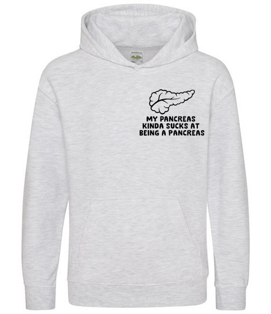 My Pancreas Kinda Sucks At Being A Pancreas Kids Hoodie