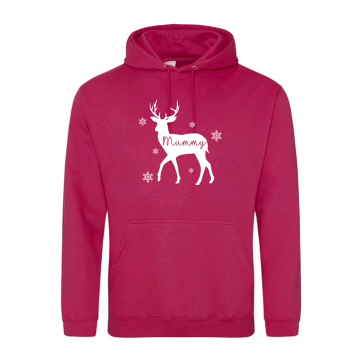 Personalised Reindeer Hoodie