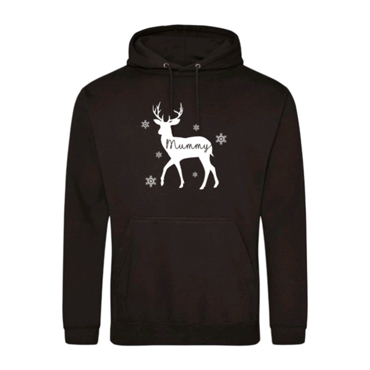 Personalised Reindeer Hoodie