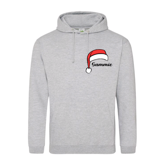 Personalised Santa Hat Hoodie