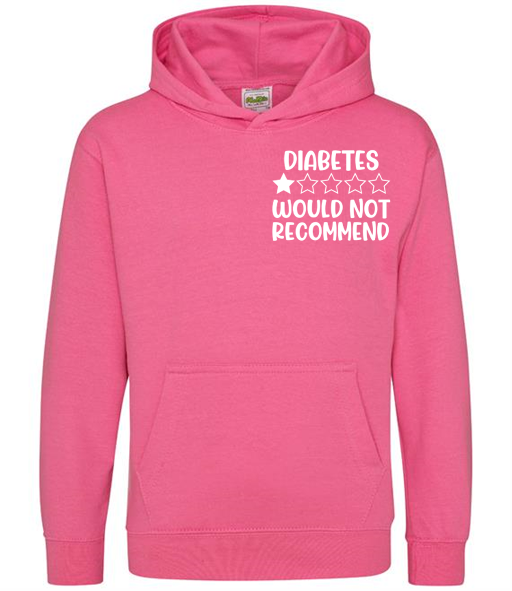 Diabetes * Would Not Recommend Kids Hoodie