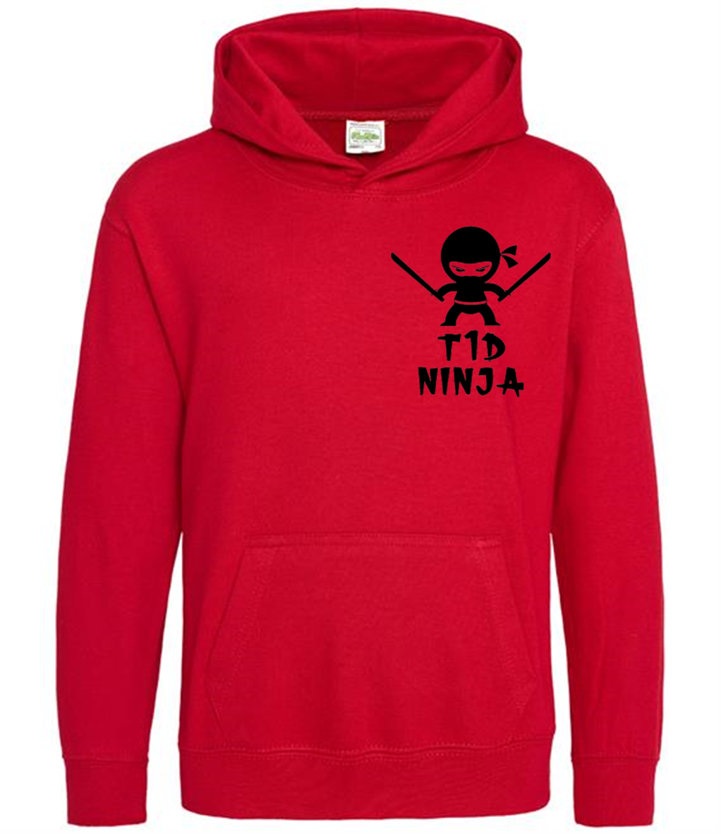 T1D Ninja Kids Hoodie