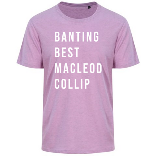 Banting, Best, Macleod & Collip Pastel T-Shirt