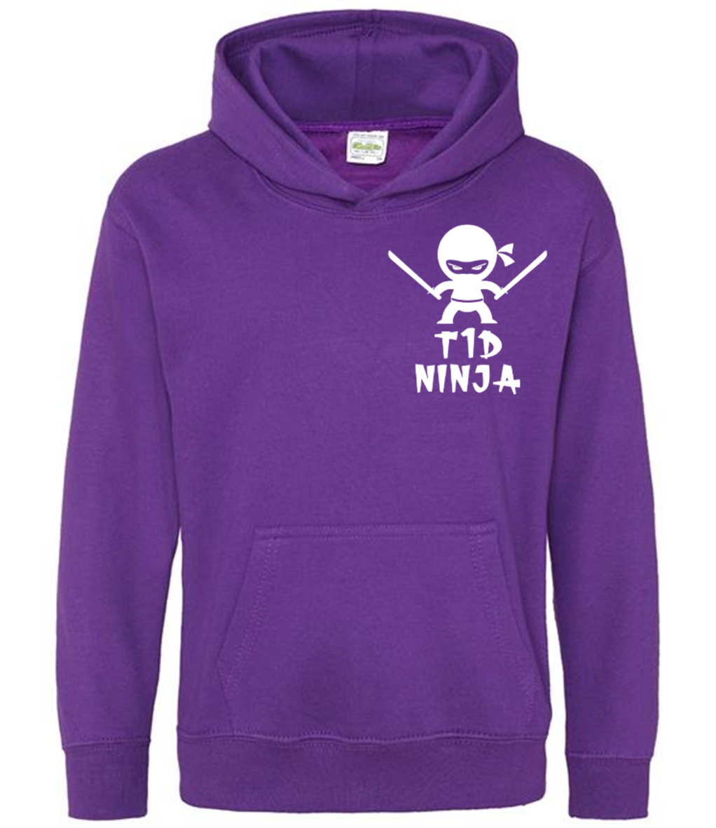 T1D Ninja Kids Hoodie