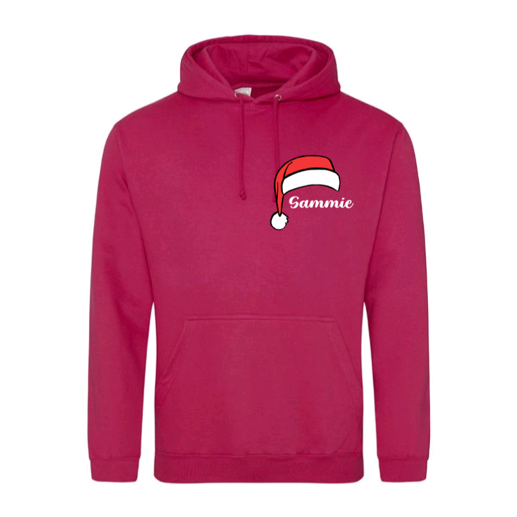 Personalised Santa Hat Hoodie