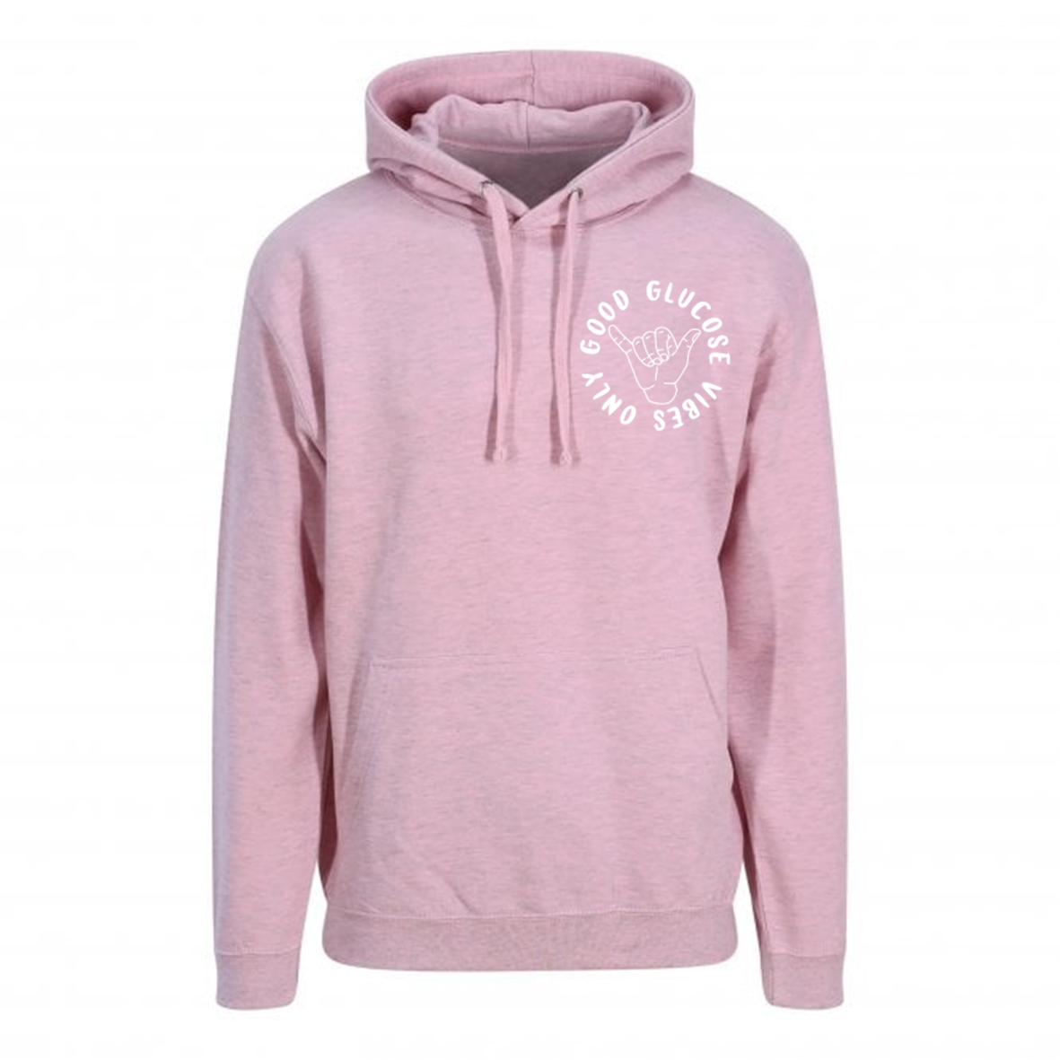 Good Glucose Vibes Only Pastel Hoodie