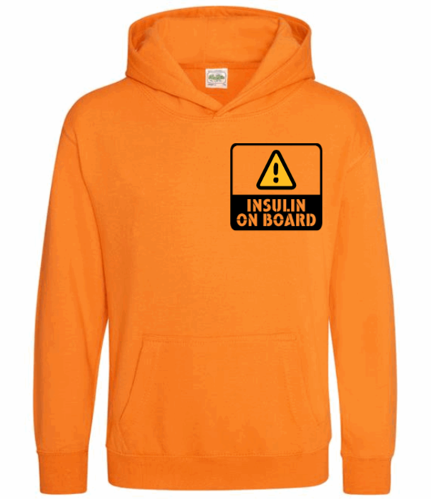 Insulin On Board Kids Hoodie