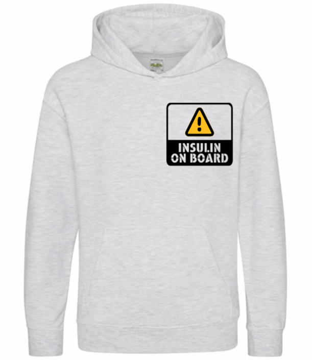 Insulin On Board Kids Hoodie