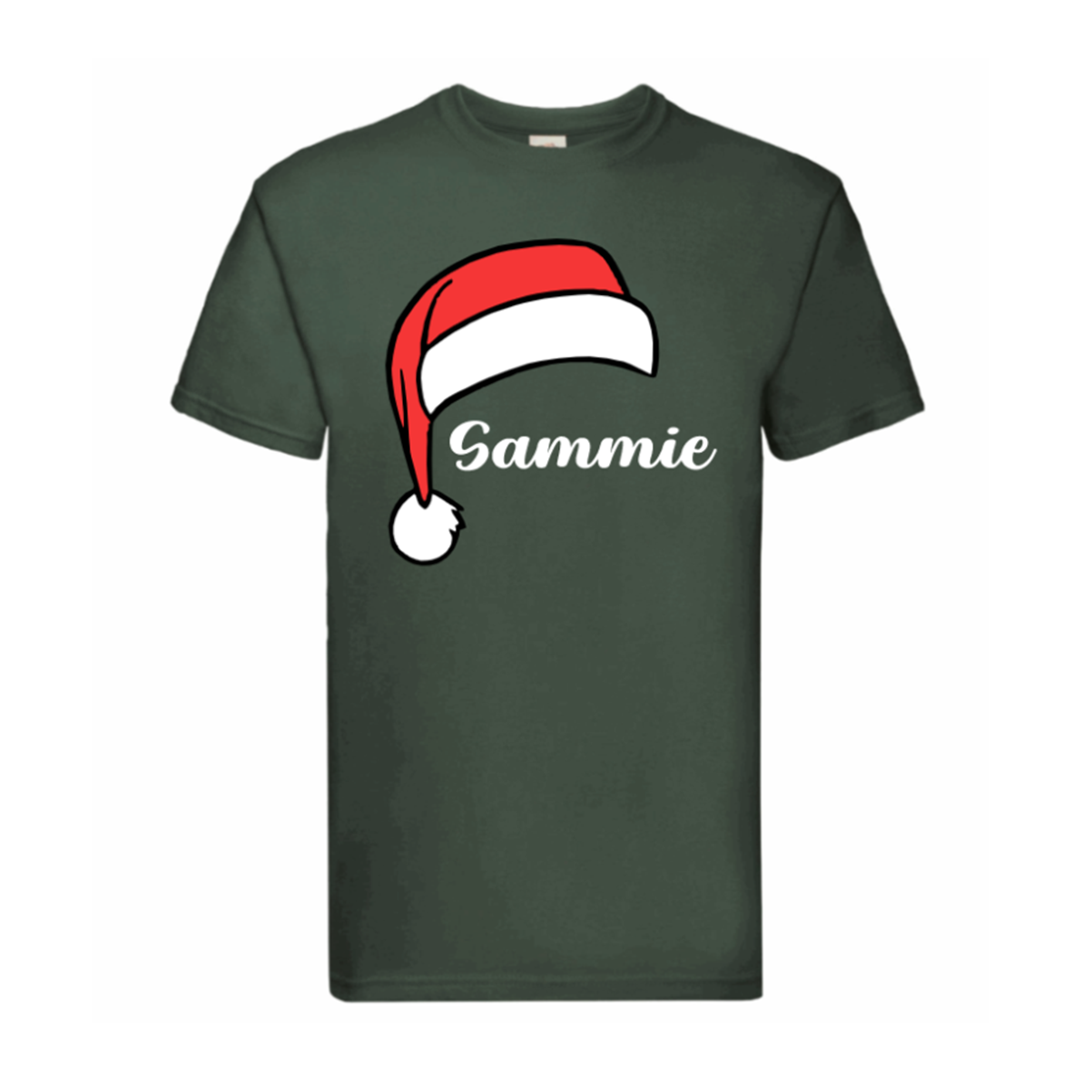 Personalised Santa Hat T Shirt