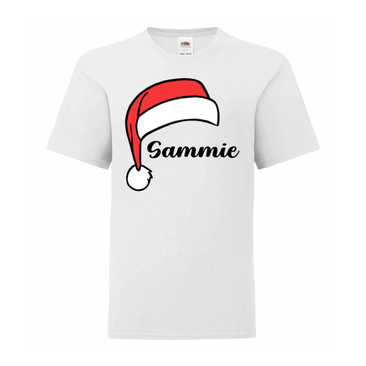 Personalised Santa Hat T Shirt