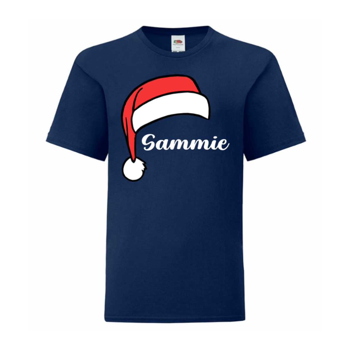 Personalised Santa Hat T Shirt