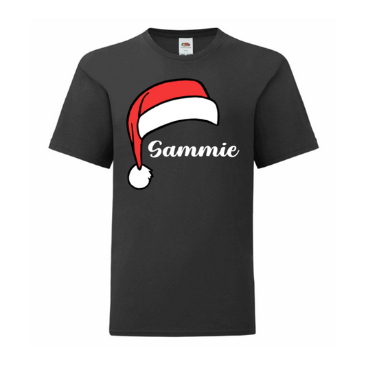 Personalised Santa Hat T Shirt