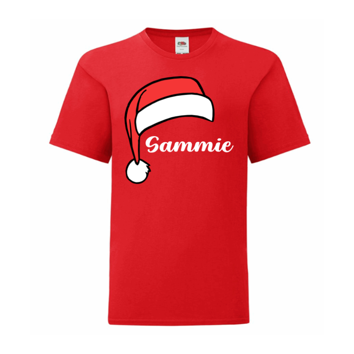 Personalised Santa Hat T Shirt