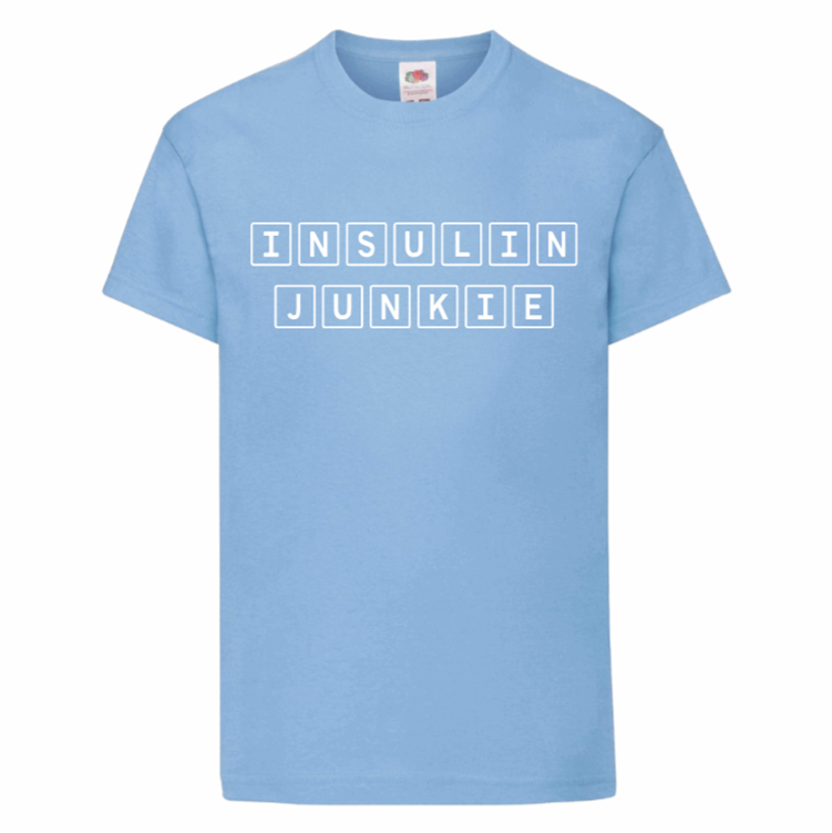 Insulin Junkie Kids T Shirt
