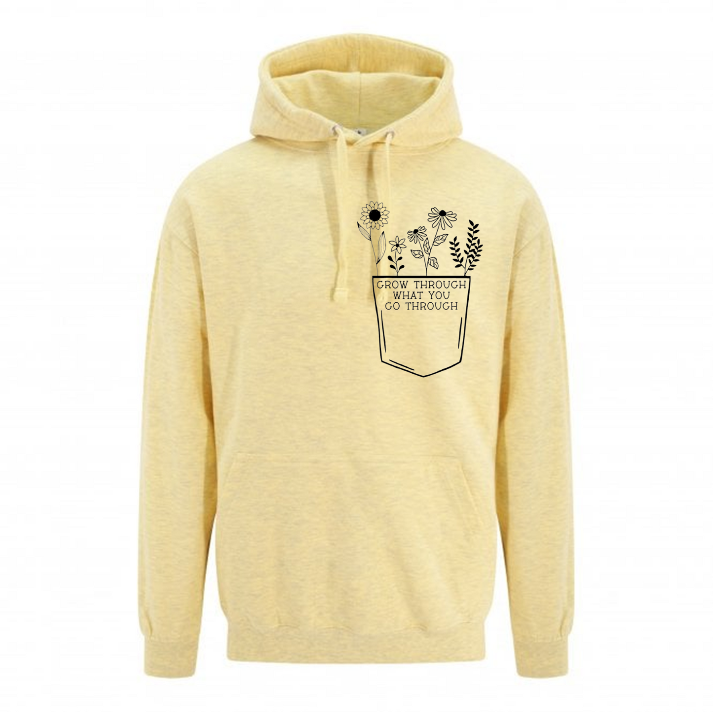 Grow Through What You Go Through Pastel Hoodie