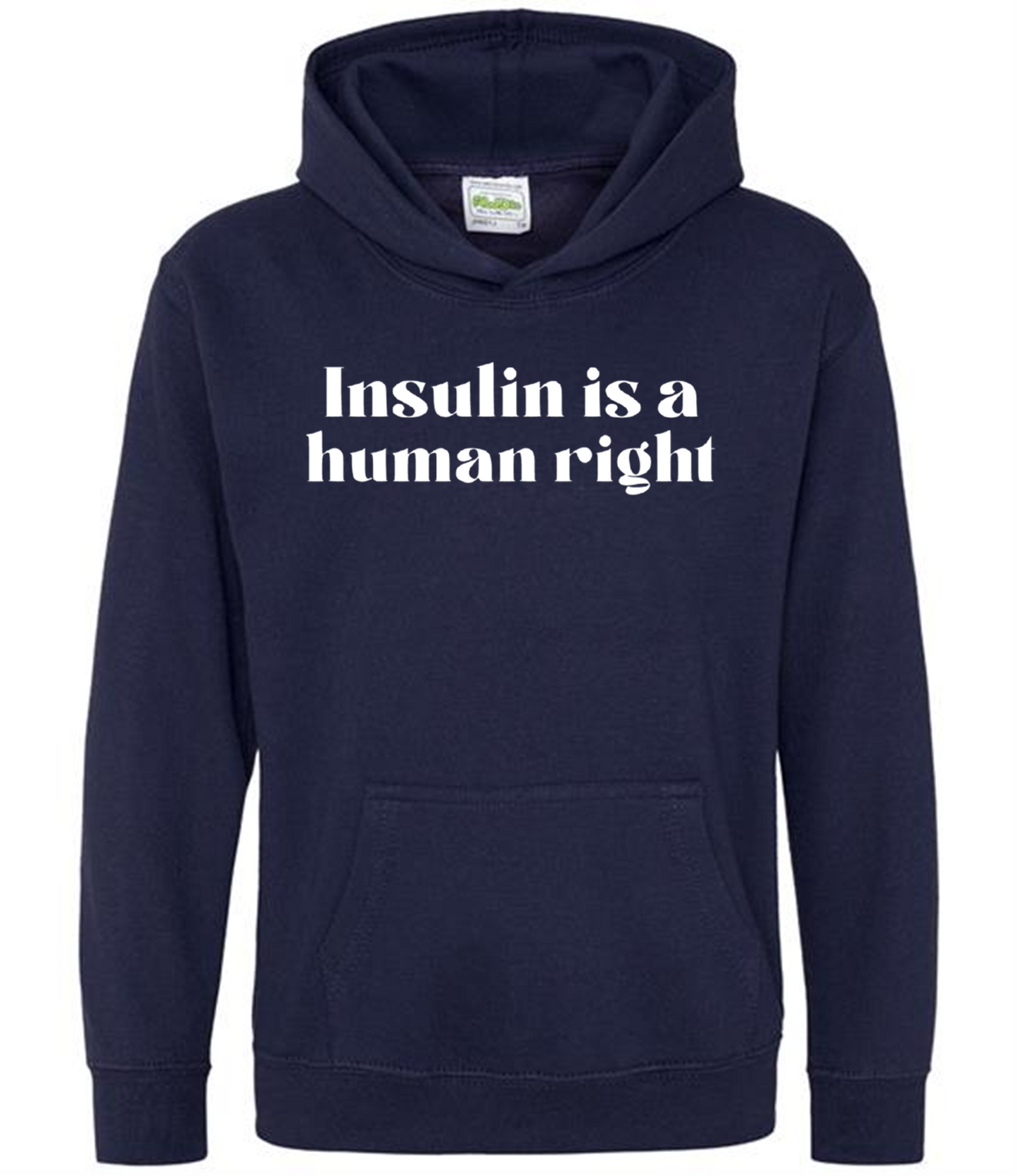 Insulin Is A Human Right Kids Hoodie