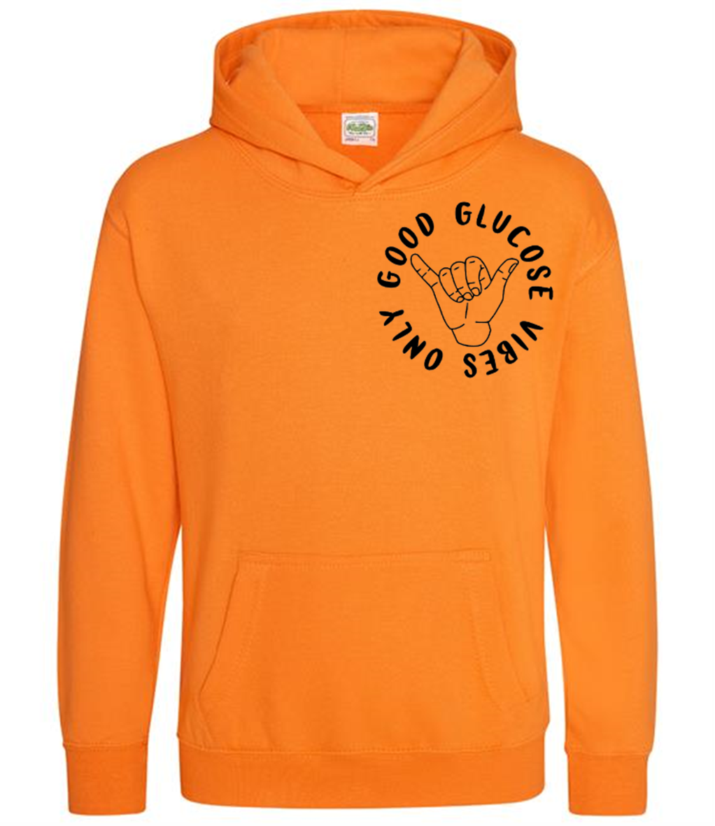 Good Glucose Vibes Only Kids Hoodie