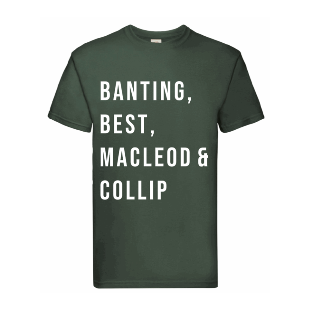 Banting, Best, Macleod & Collip T Shirt