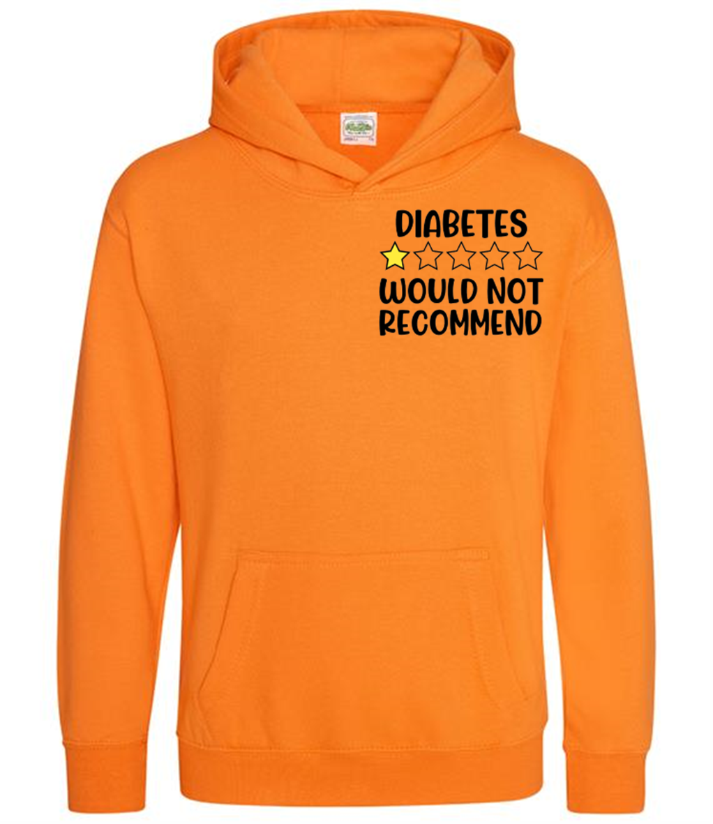 Diabetes * Would Not Recommend Kids Hoodie