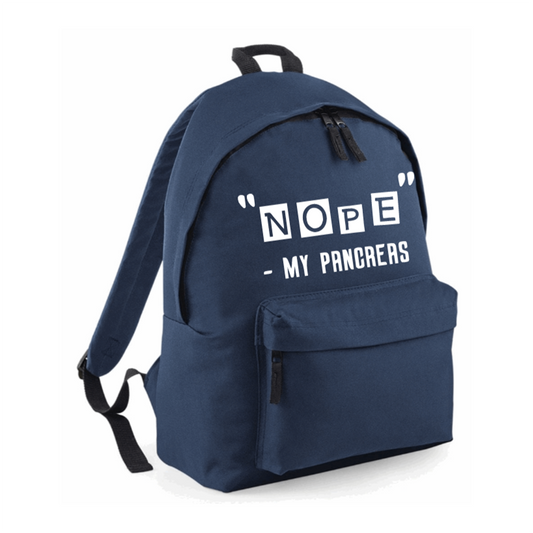 "Nope" - My Pancreas Backpack