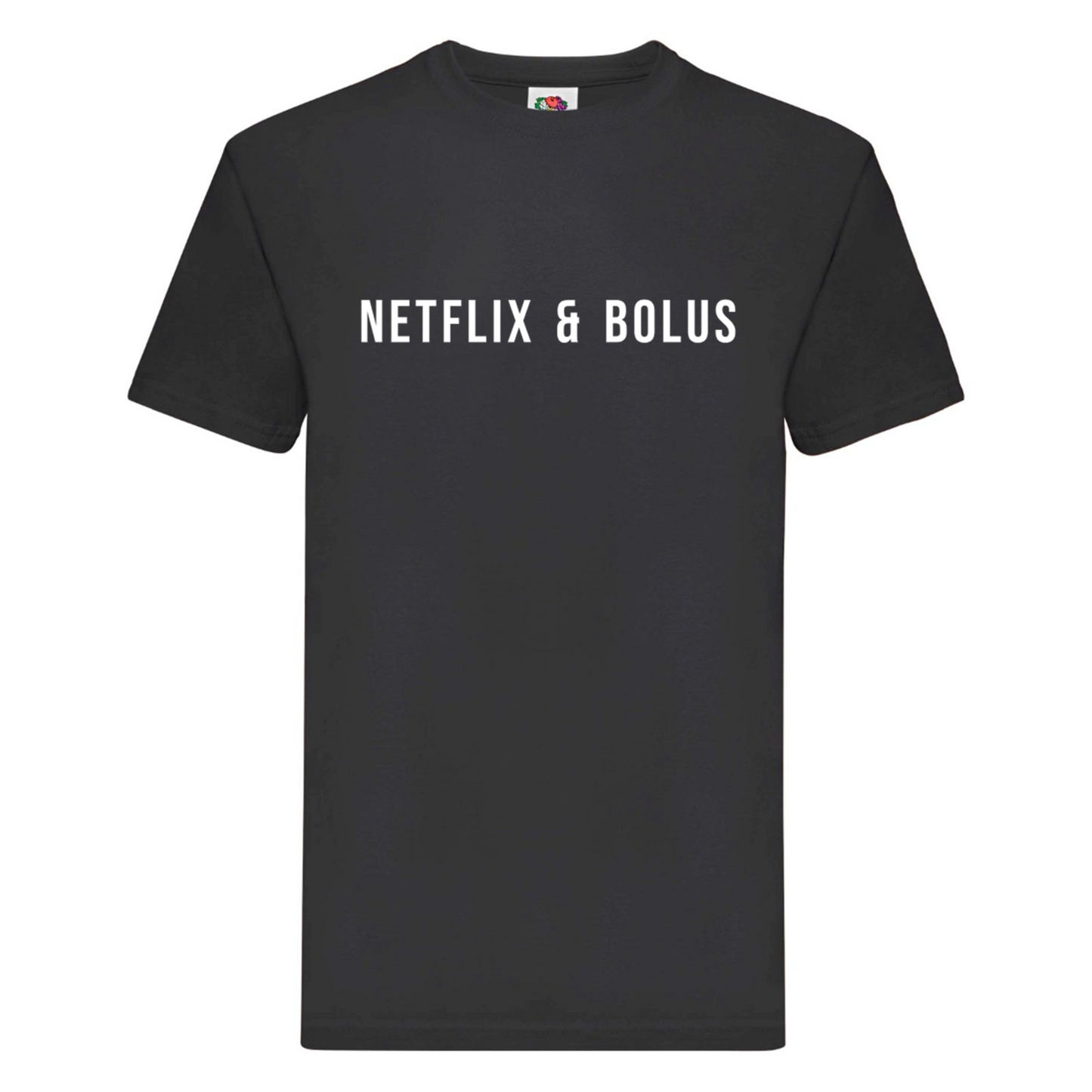 Netflix & Bolus T Shirt - MEDIUM / BLACK