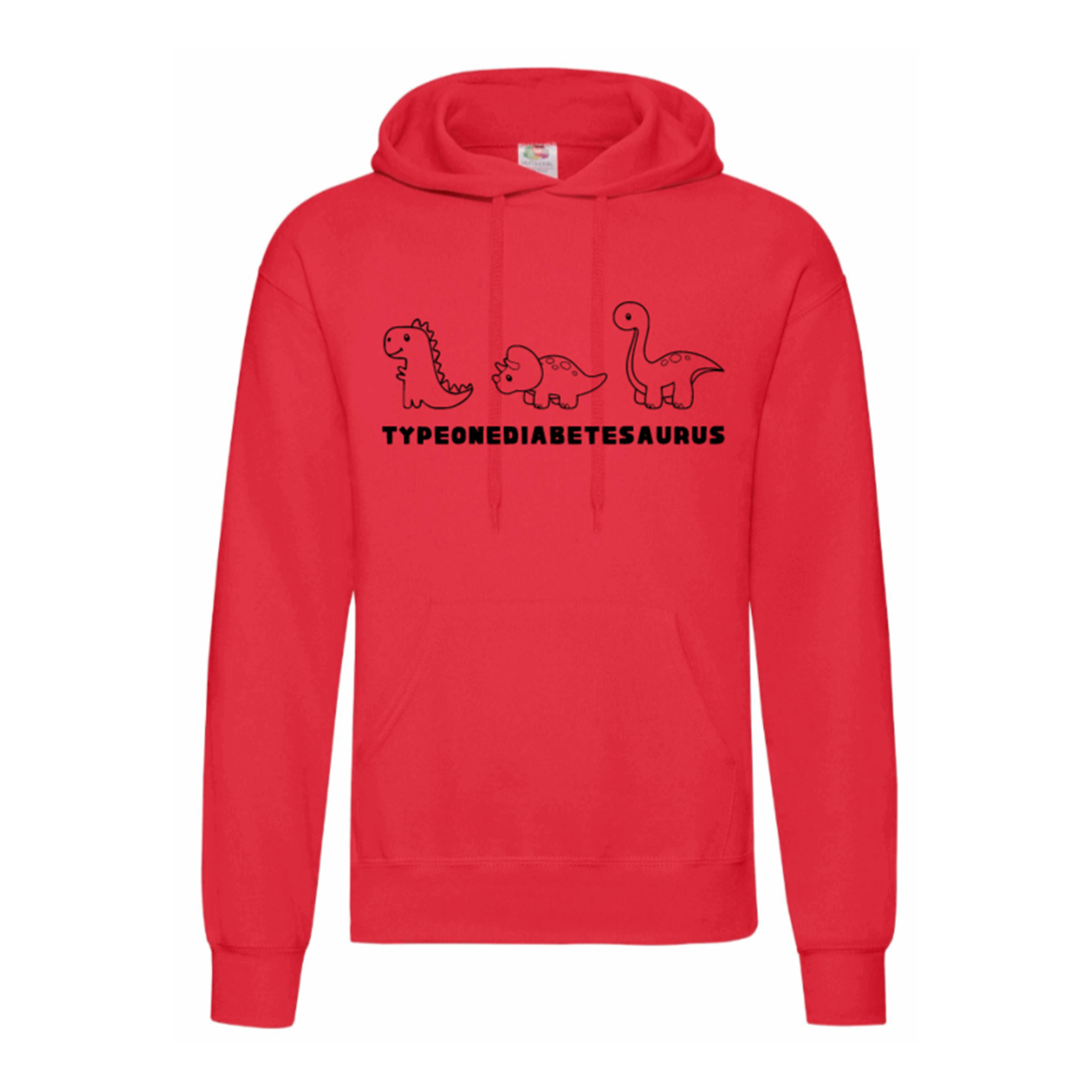 Typeonediabetesaurus Kids Hoodie