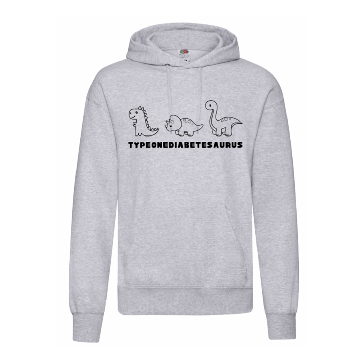 Typeonediabetesaurus Kids Hoodie