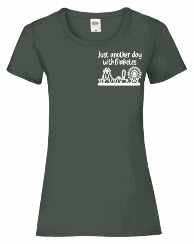Just Another Day With Diabetes (Rollercoaster) Women's T Shirt
