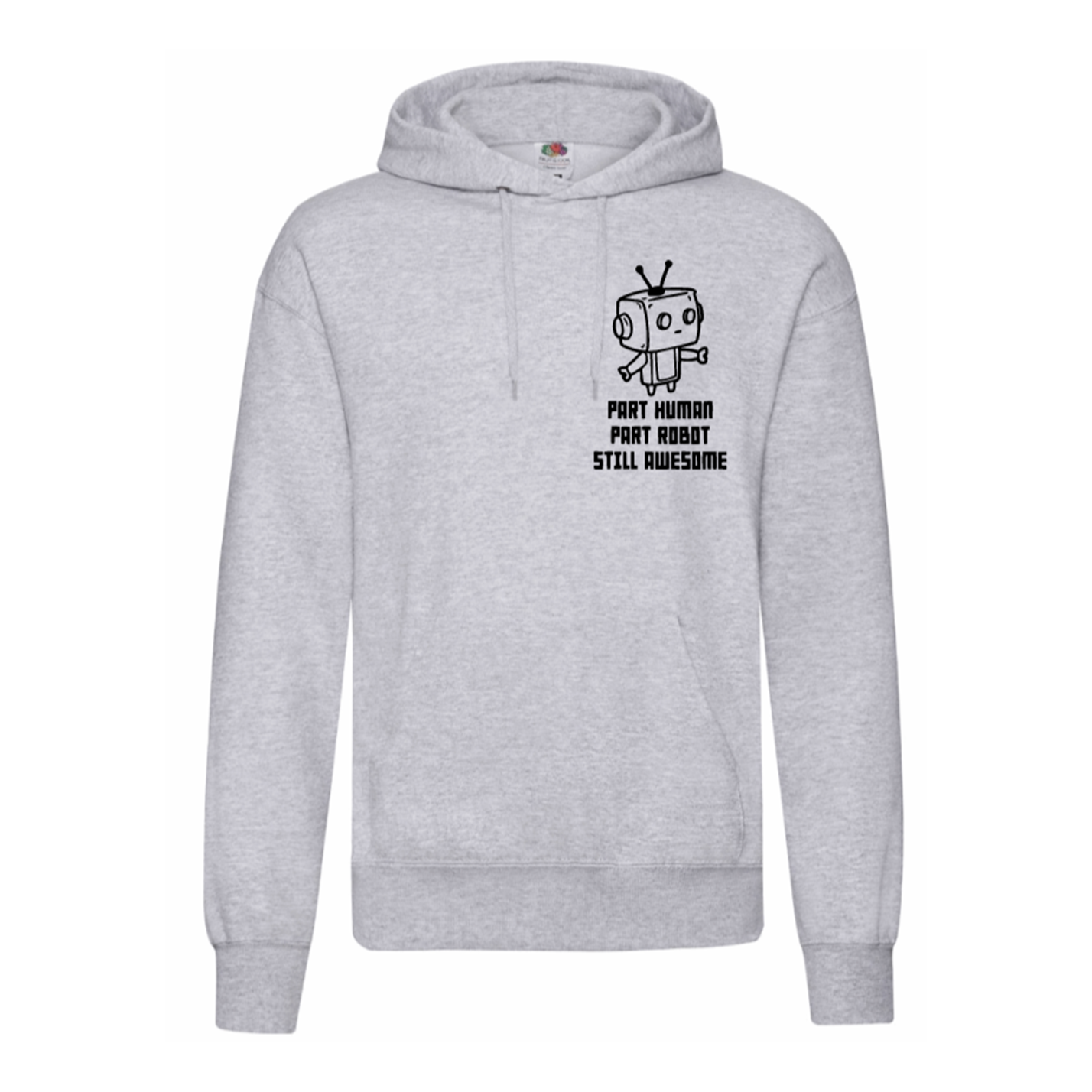 Part Human Part Robot Still Awesome Hoodie