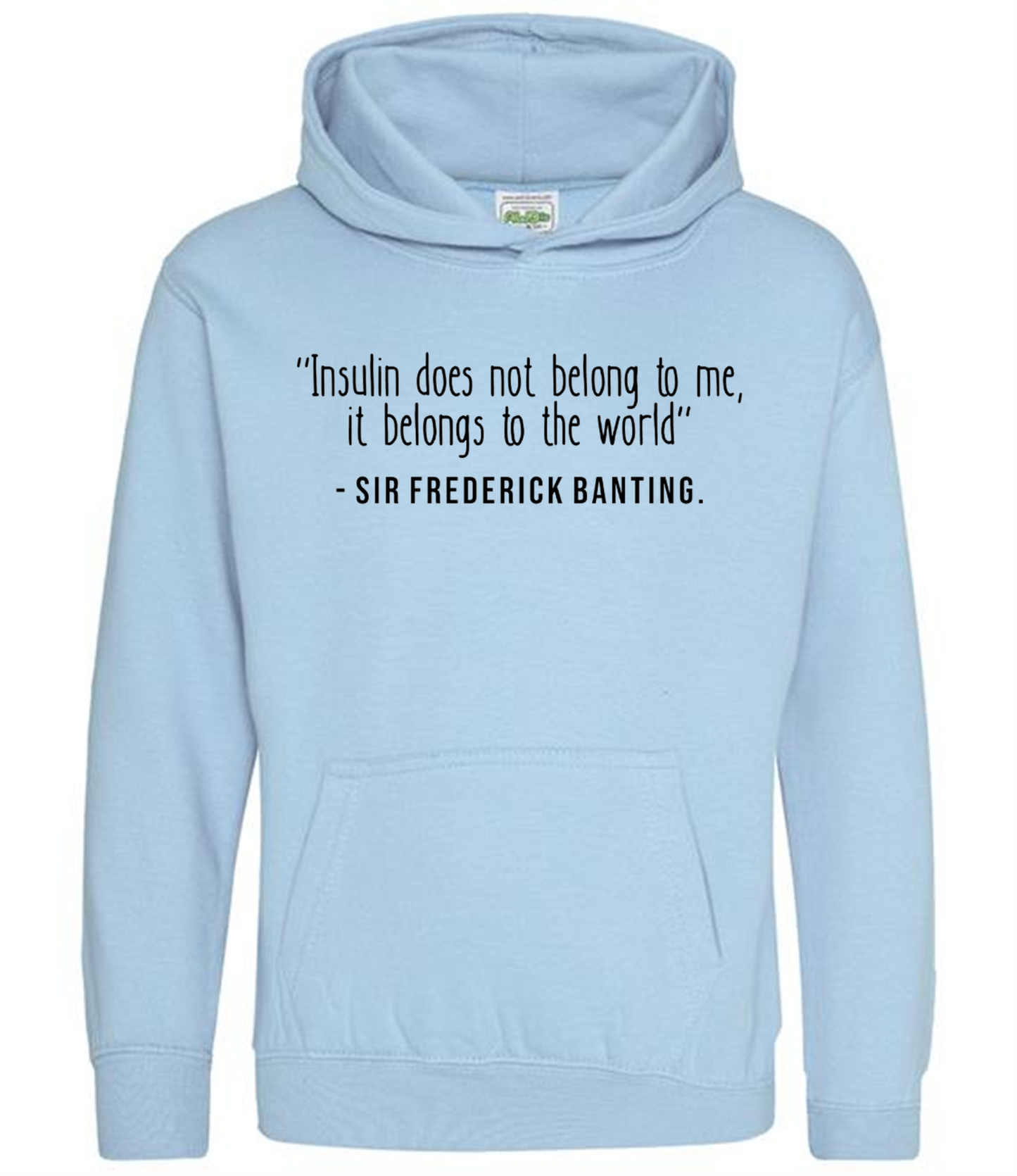 Insulin Does Not Belong To Me, It Belongs To The World Kids Hoodie