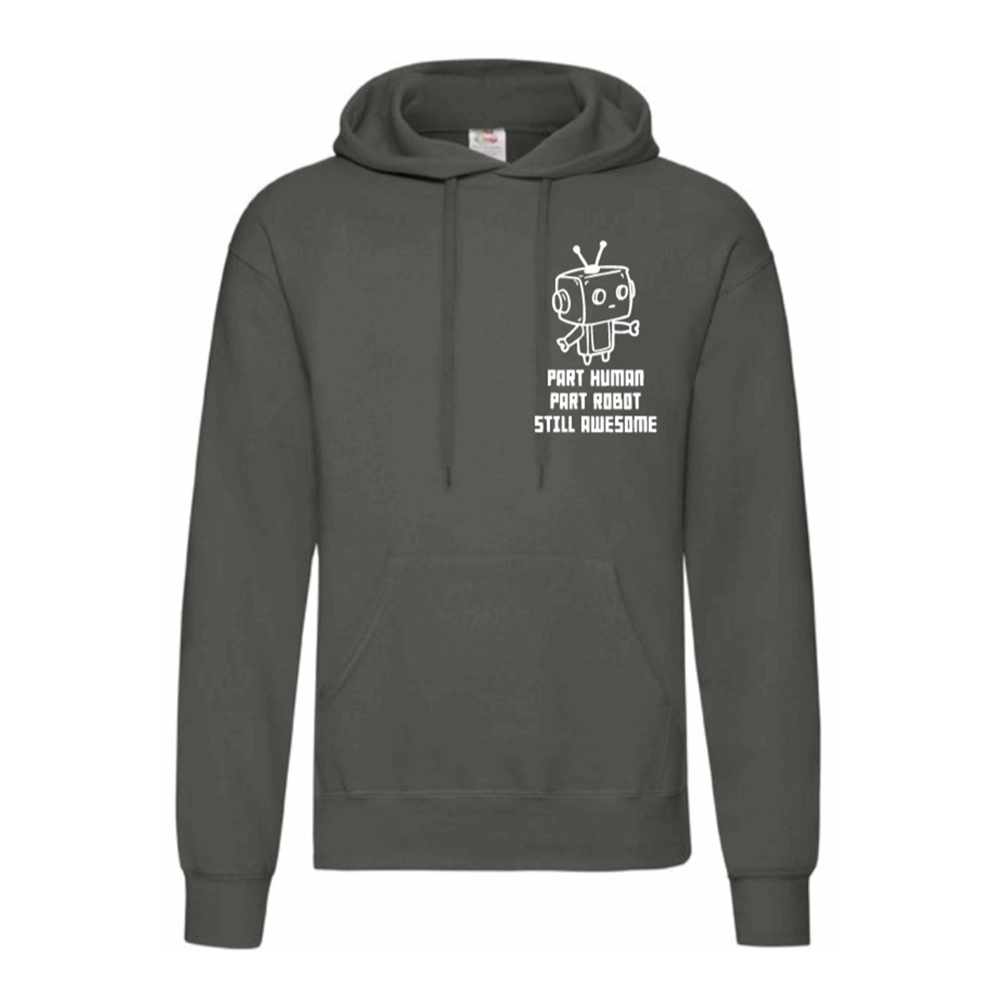 Part Human Part Robot Still Awesome Hoodie