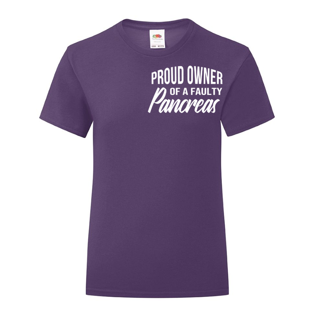 Proud Owner Of A Faulty Pancreas Kids T Shirt