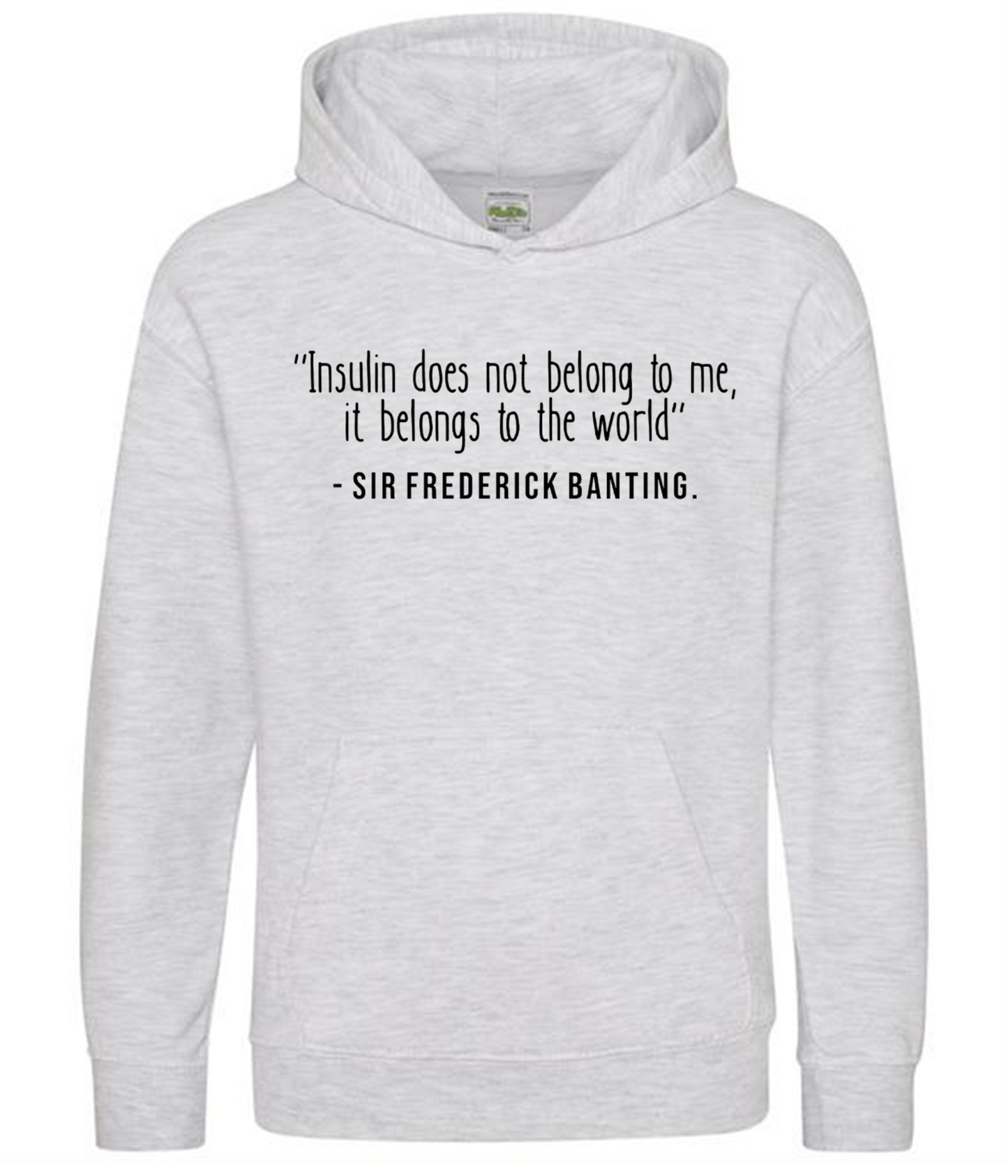 Insulin Does Not Belong To Me, It Belongs To The World Kids Hoodie