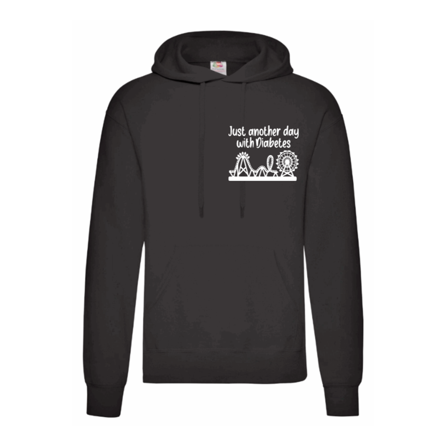 Just Another Day With Diabetes (Rollercoaster) Kids Hoodie