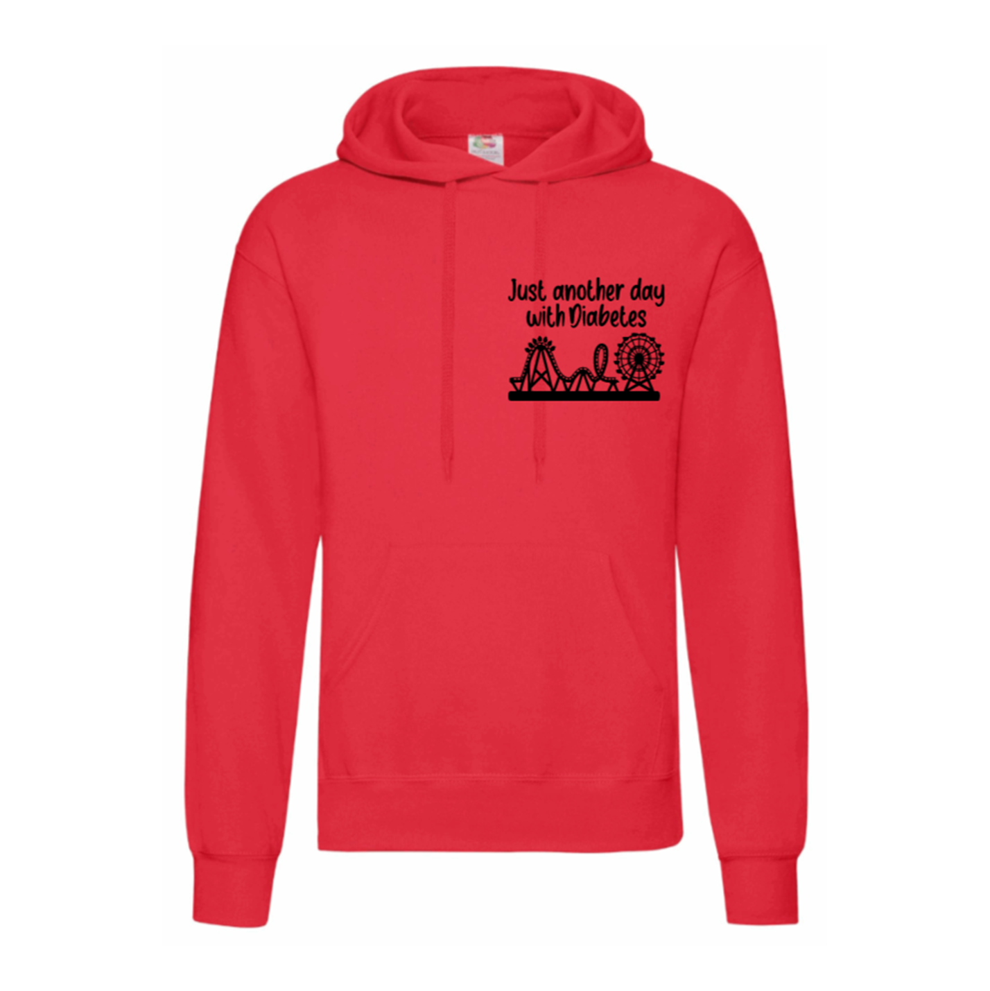 Just Another Day With Diabetes (Rollercoaster) Hoodie