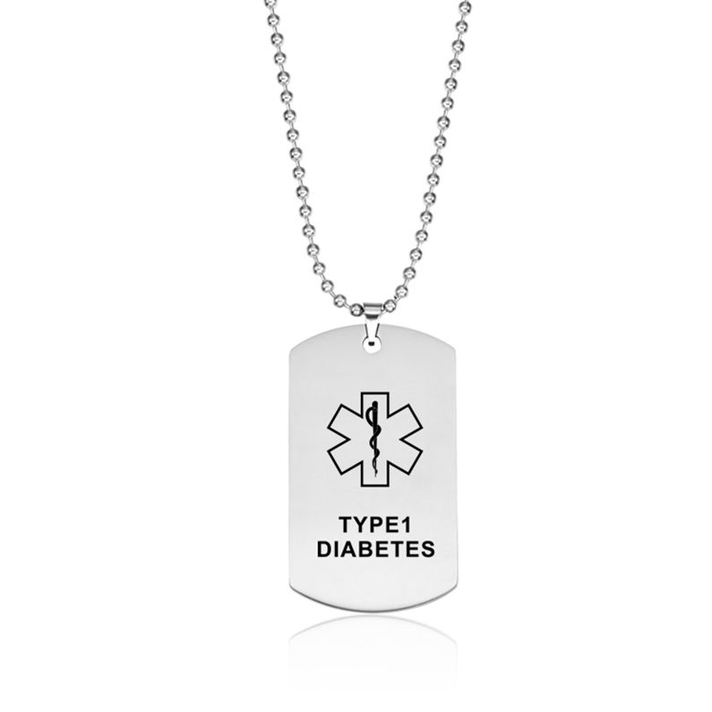 Type 1 Type 2 Diabetic Necklaces Diabetes Medical Alert Jewellery Diabetes  UK | eBay
