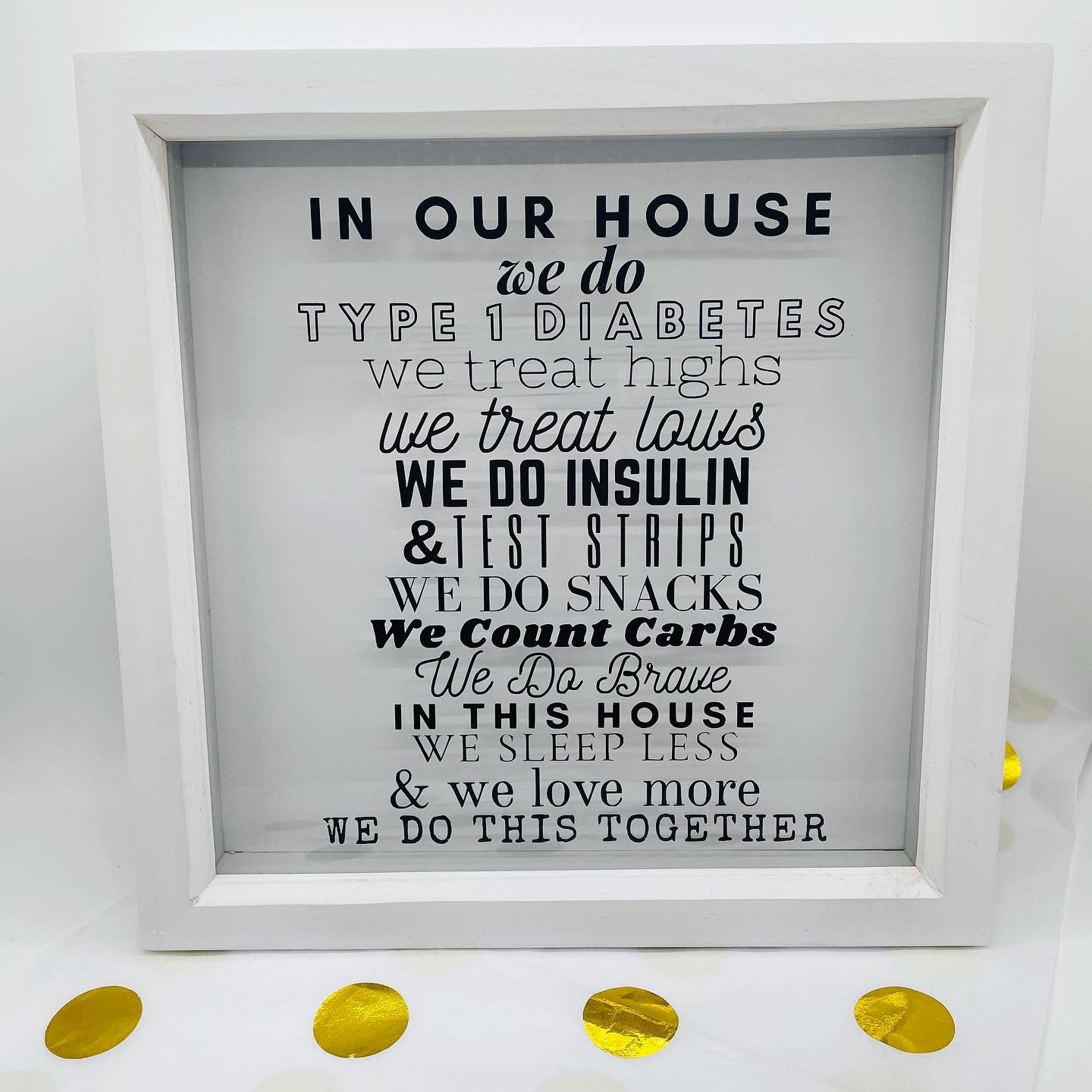 In Our House Shadow Box Frame