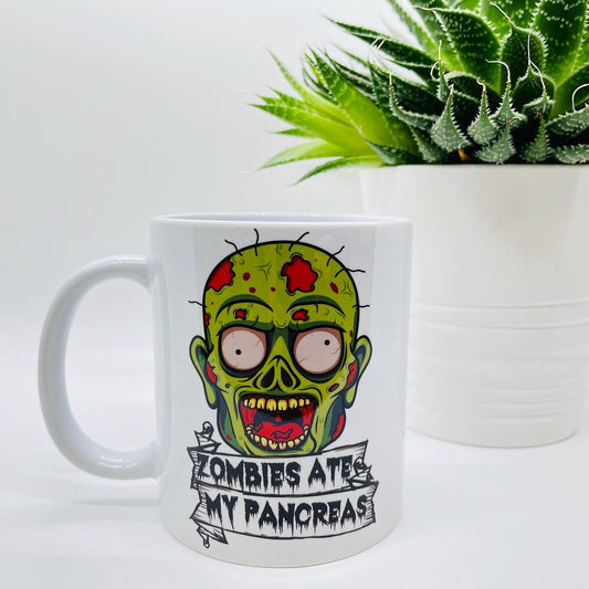 Zombies Ate My Pancreas Mug/Cup