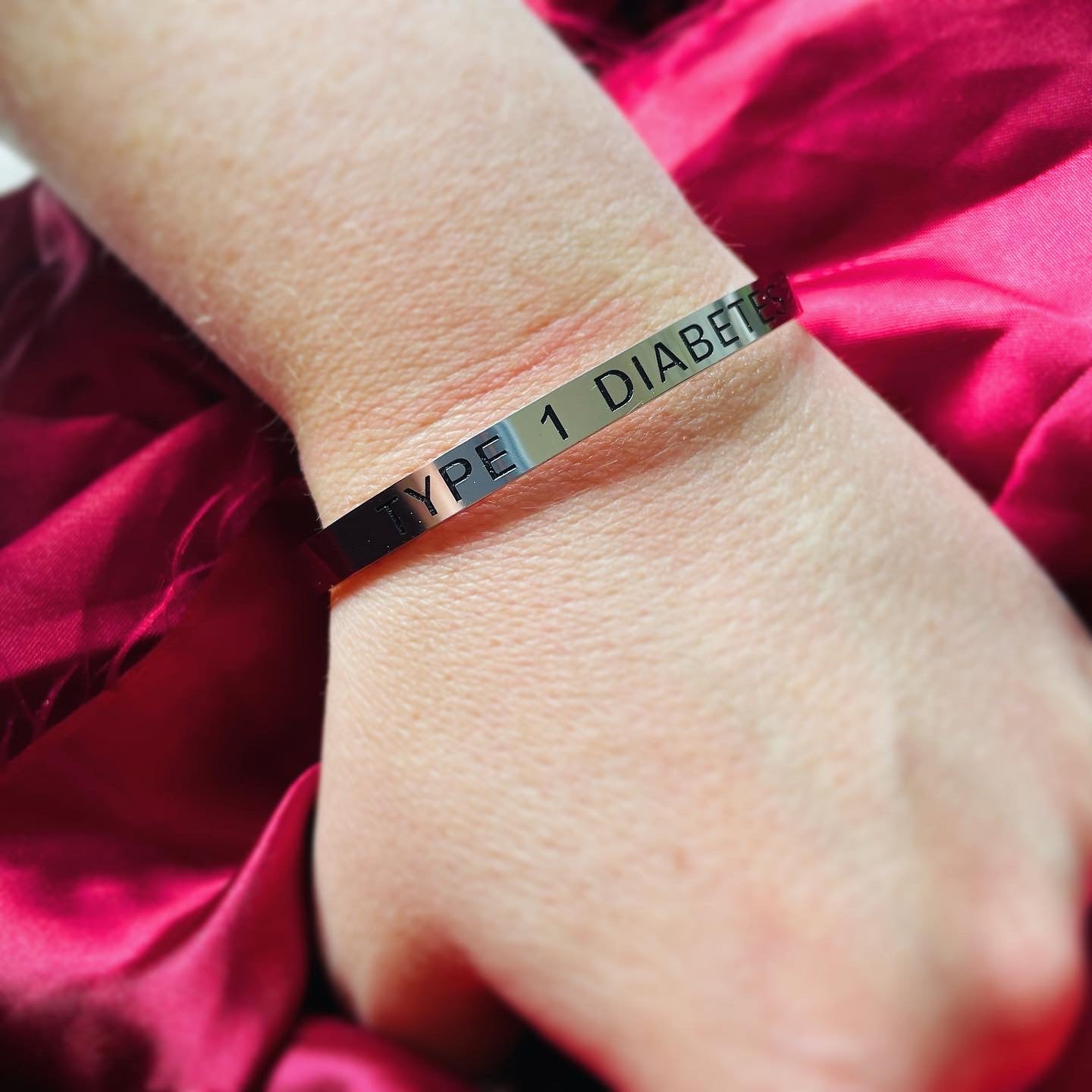 Type 1 Diabetes Cuff Bracelet