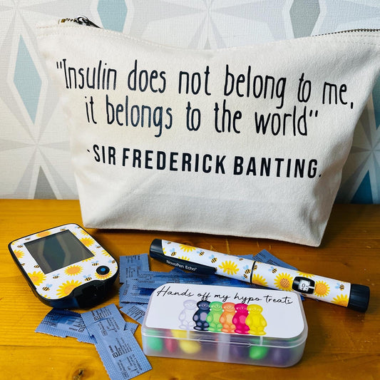 Insulin Does Not Belong To Me, It Belongs To The World - Wide Base Kit Bag