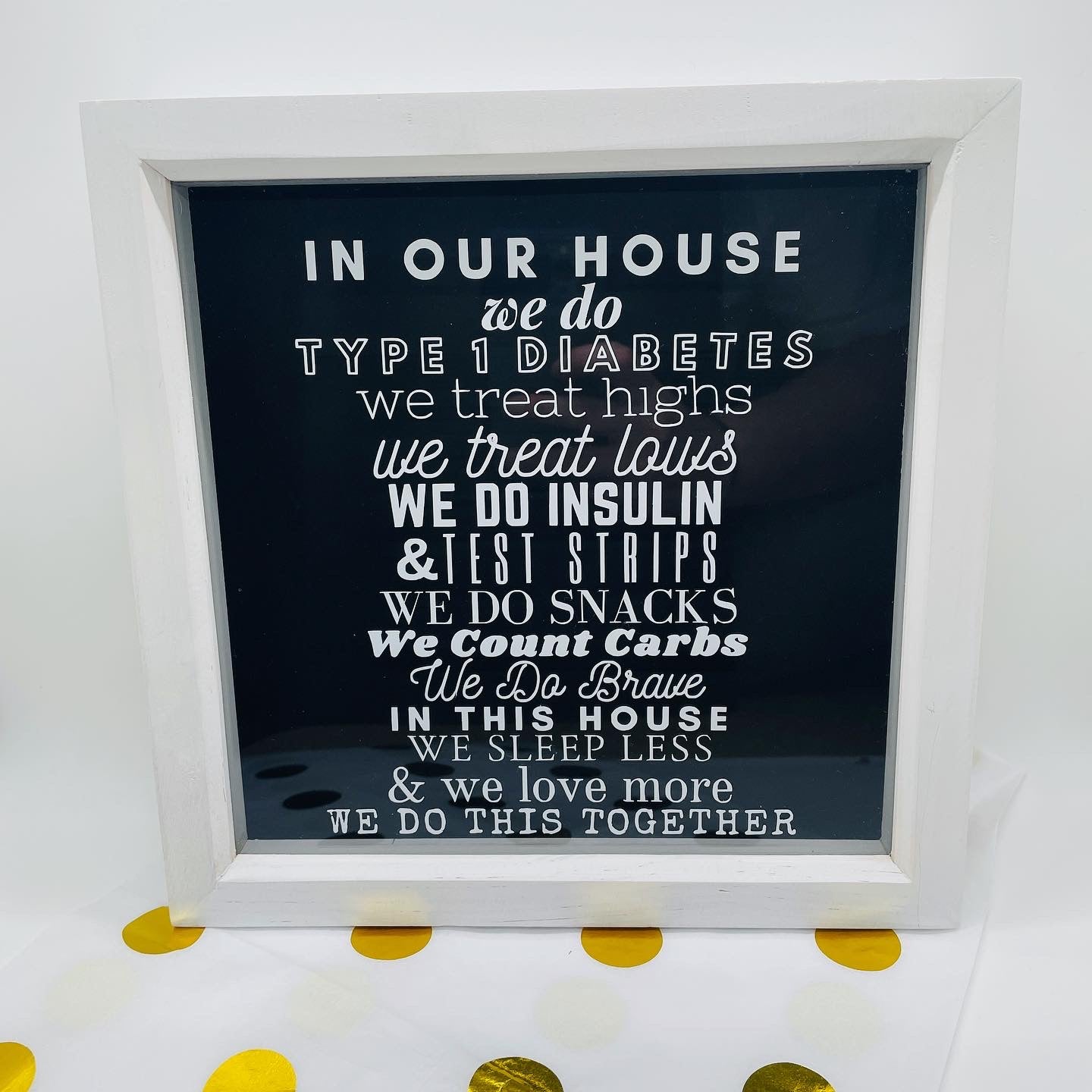 In Our House Shadow Box Frame