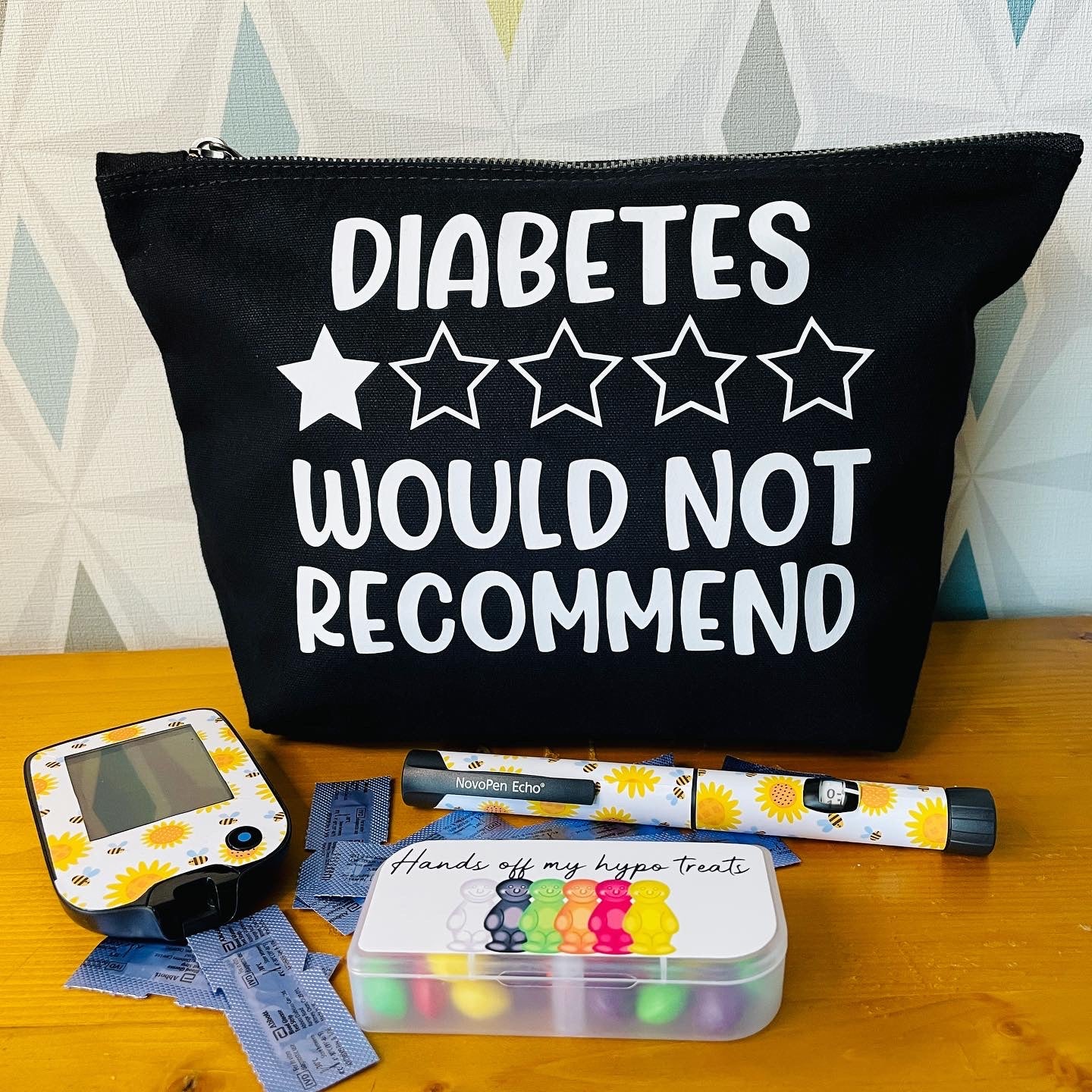 Diabetes, Would Not Recommend - Wide Base Kit Bag