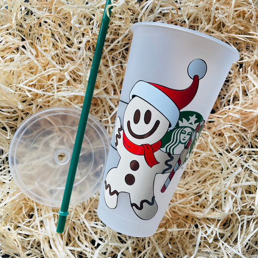 Gingerbread Man Starbucks Cup